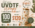 UVDTF Bundle – 100 Pack