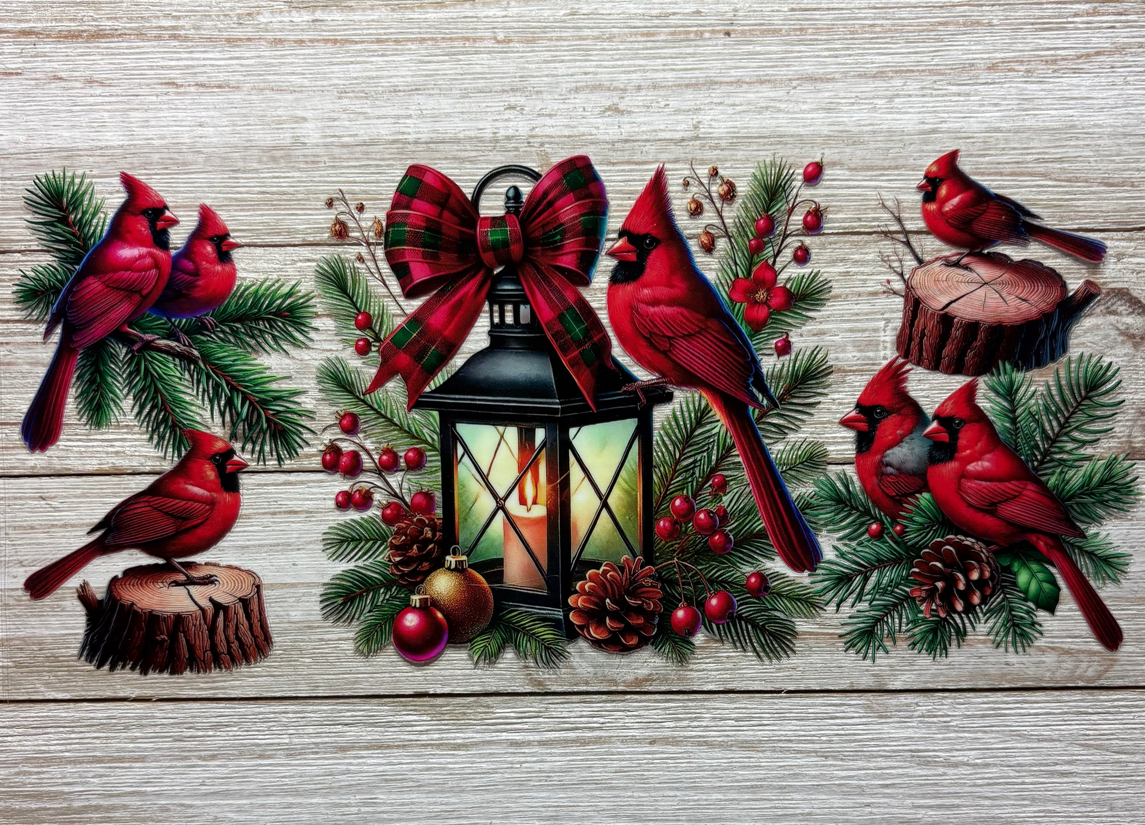 Christmas Lantern UVDTF Wrap