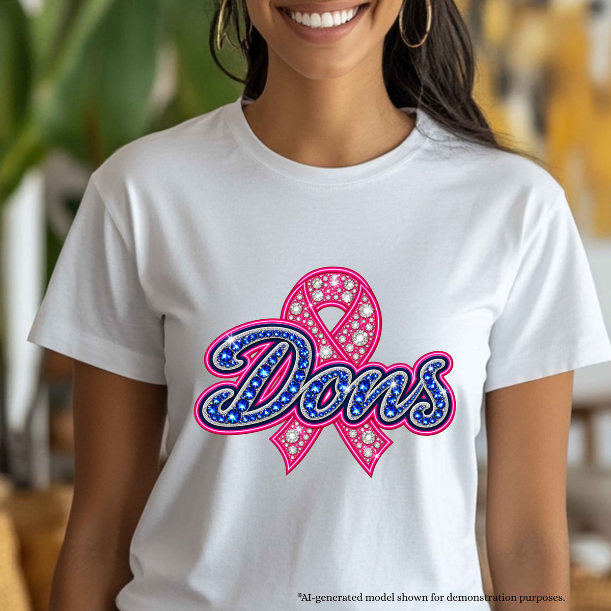 💗Dons Breast Cancer Awareness T-Shirt | School Spirit Design