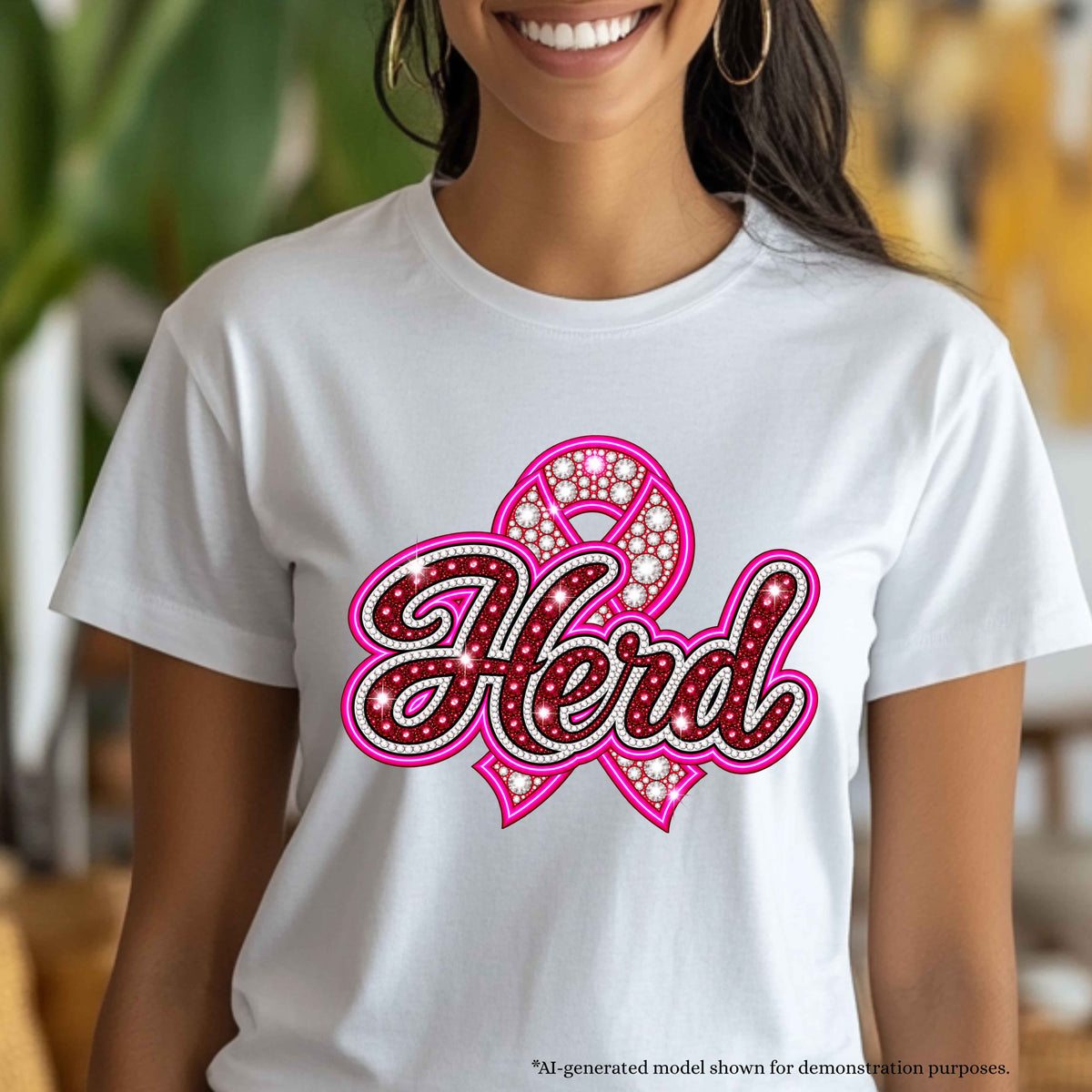 💗 Herd Breast Cancer Awareness T-Shirt | School Spirit Design