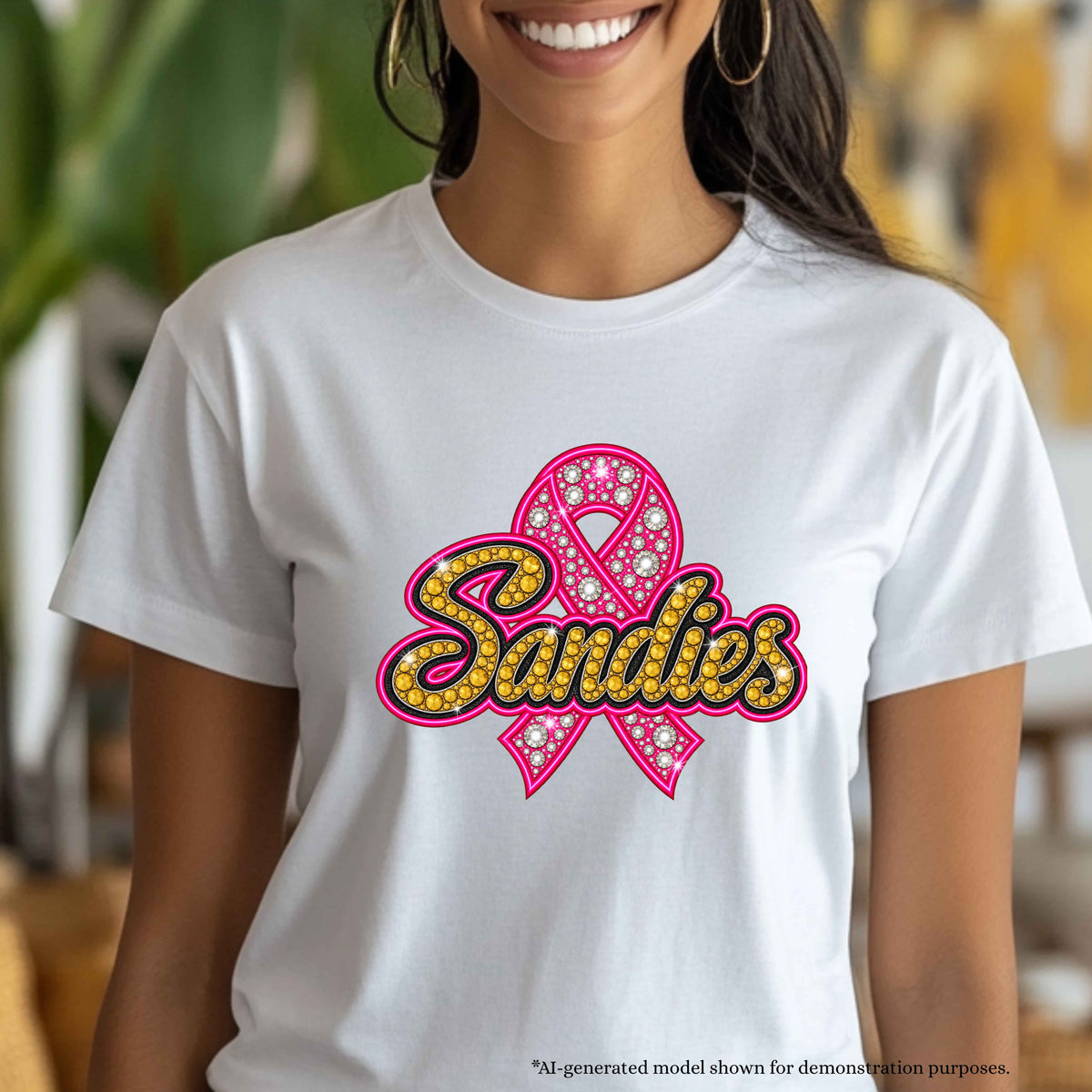 💗 Sandies Breast Cancer Awareness T-Shirt| School Spirit Design