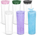 20oz Custom Snow Globe Water Bottle
