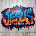 Jesus, the Way, the Truth, the Life DTF Print