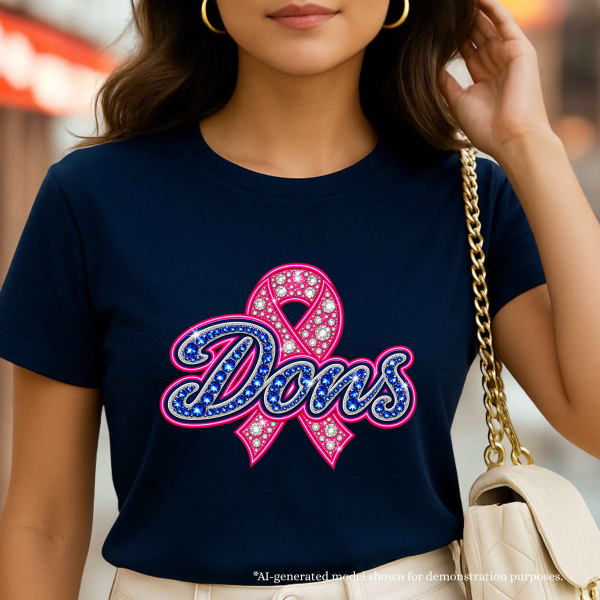 💗Dons Breast Cancer Awareness T-Shirt | School Spirit Design