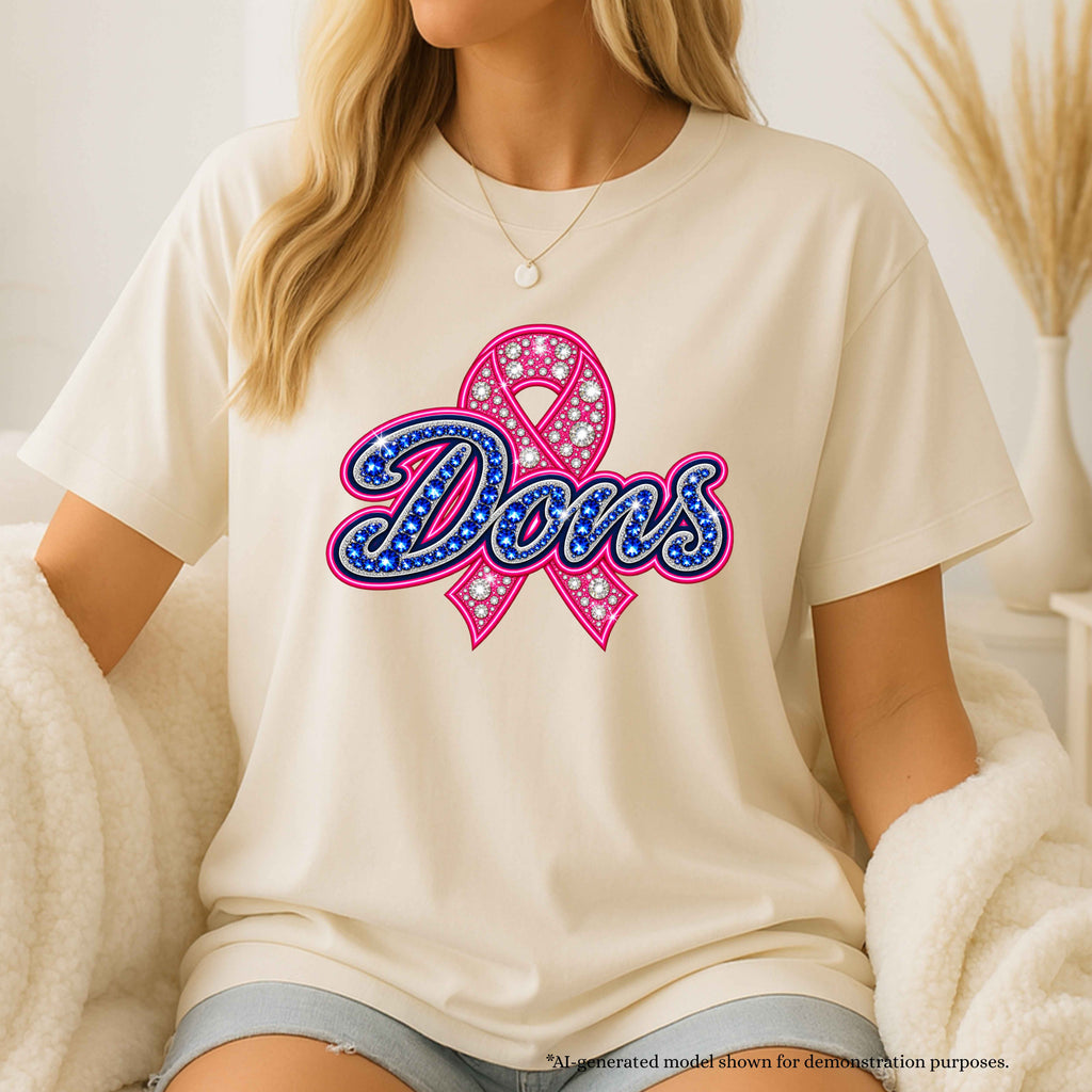 💗Dons Breast Cancer Awareness T-Shirt | School Spirit Design