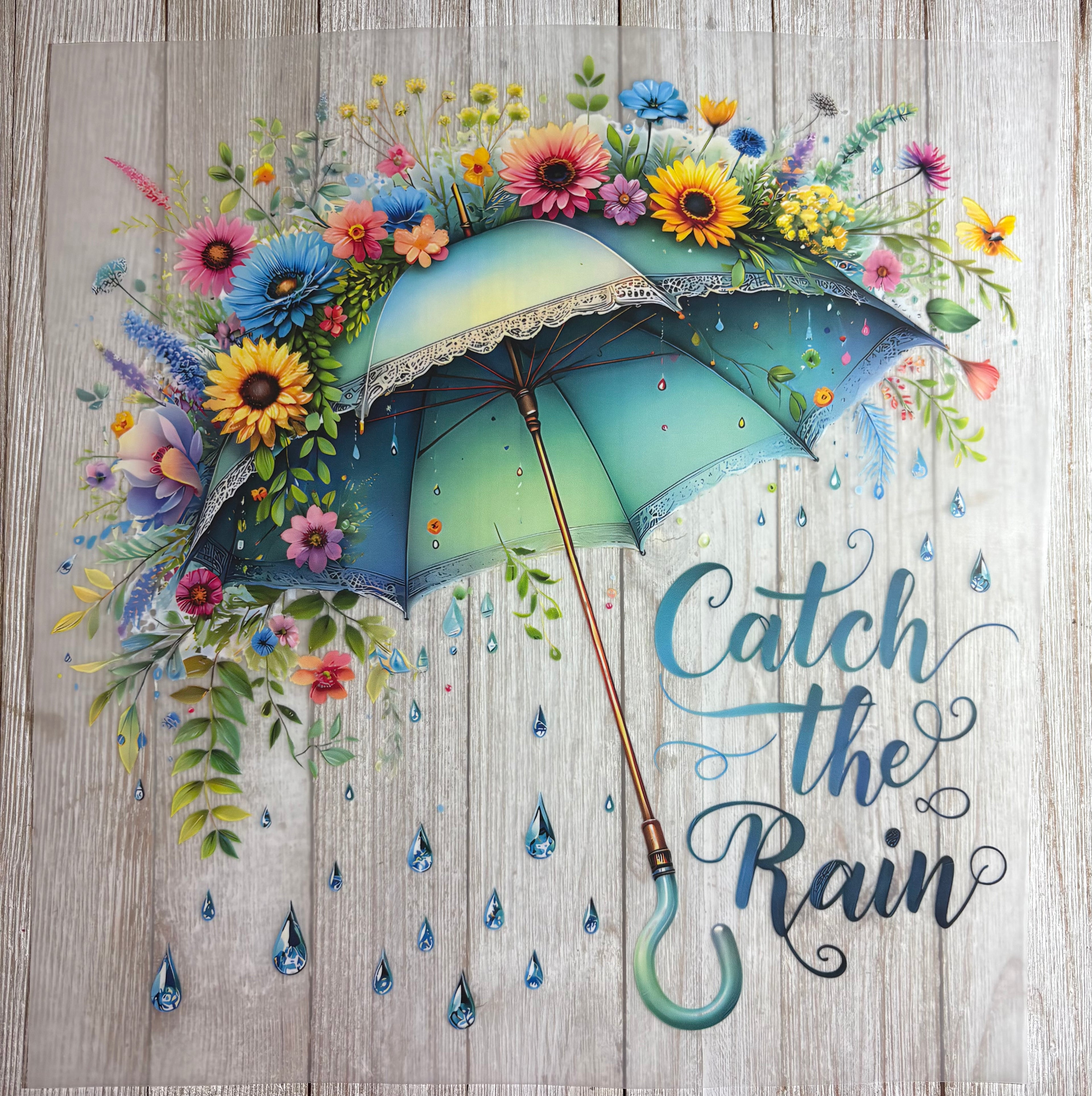 Catch the Rain DTF Print