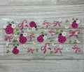 Ladybugs Flowers & Bows UVDTF Wrap