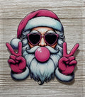 Bubble Santa 4” UVDTF Print