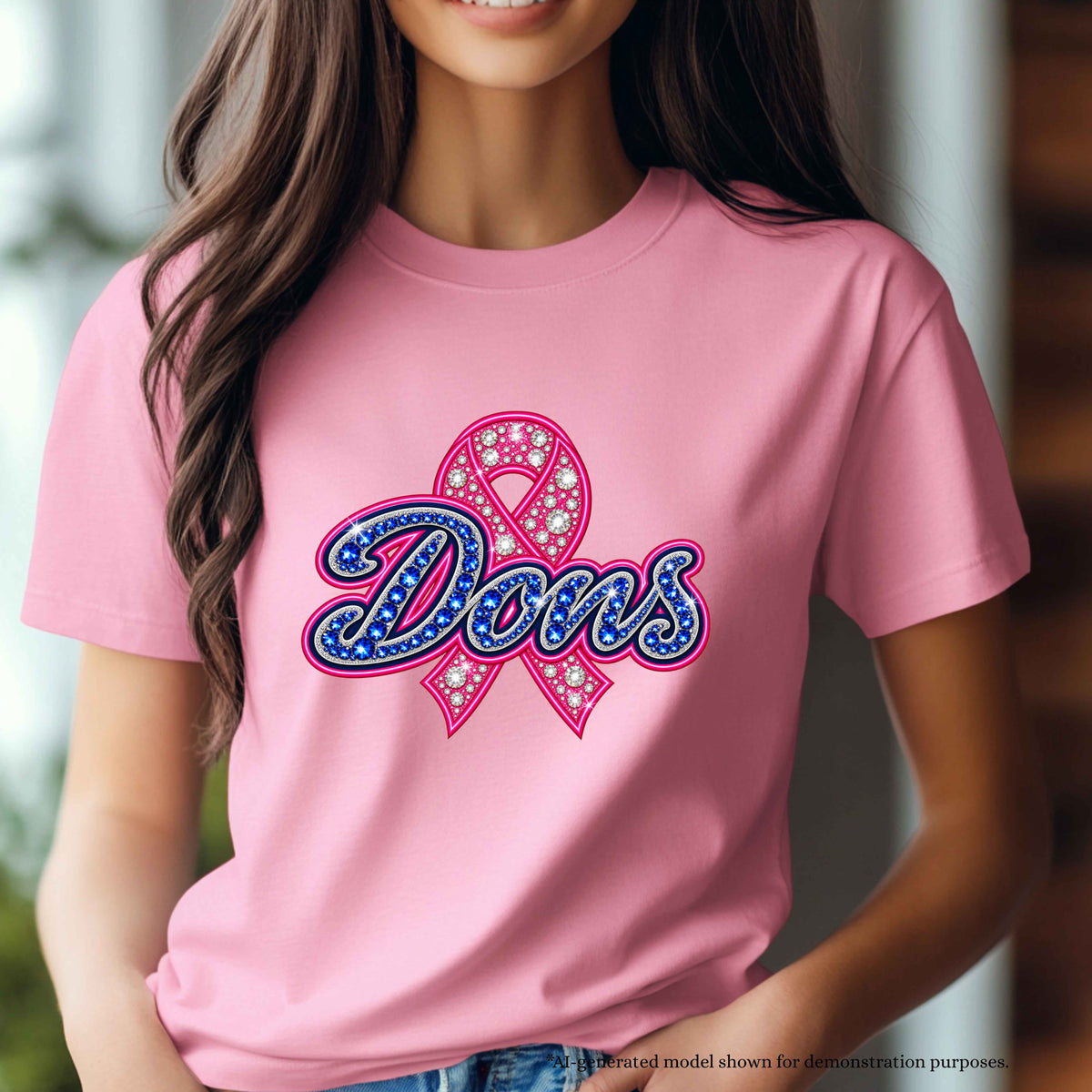 💗Dons Breast Cancer Awareness T-Shirt | School Spirit Design