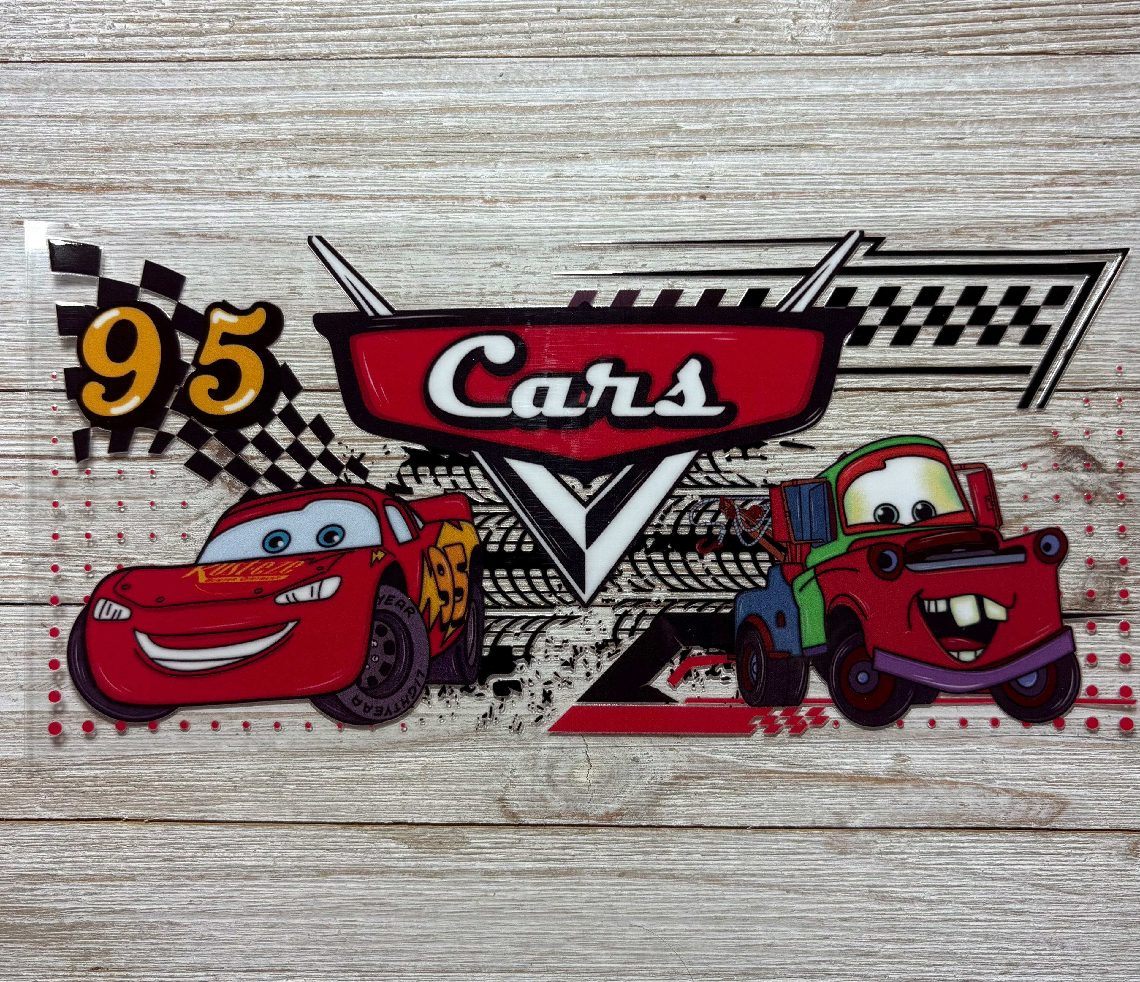 Cars 95 UVDTF Wrap