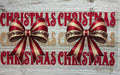 Christmas Red & Gold Ribbon UVDTF Wrap