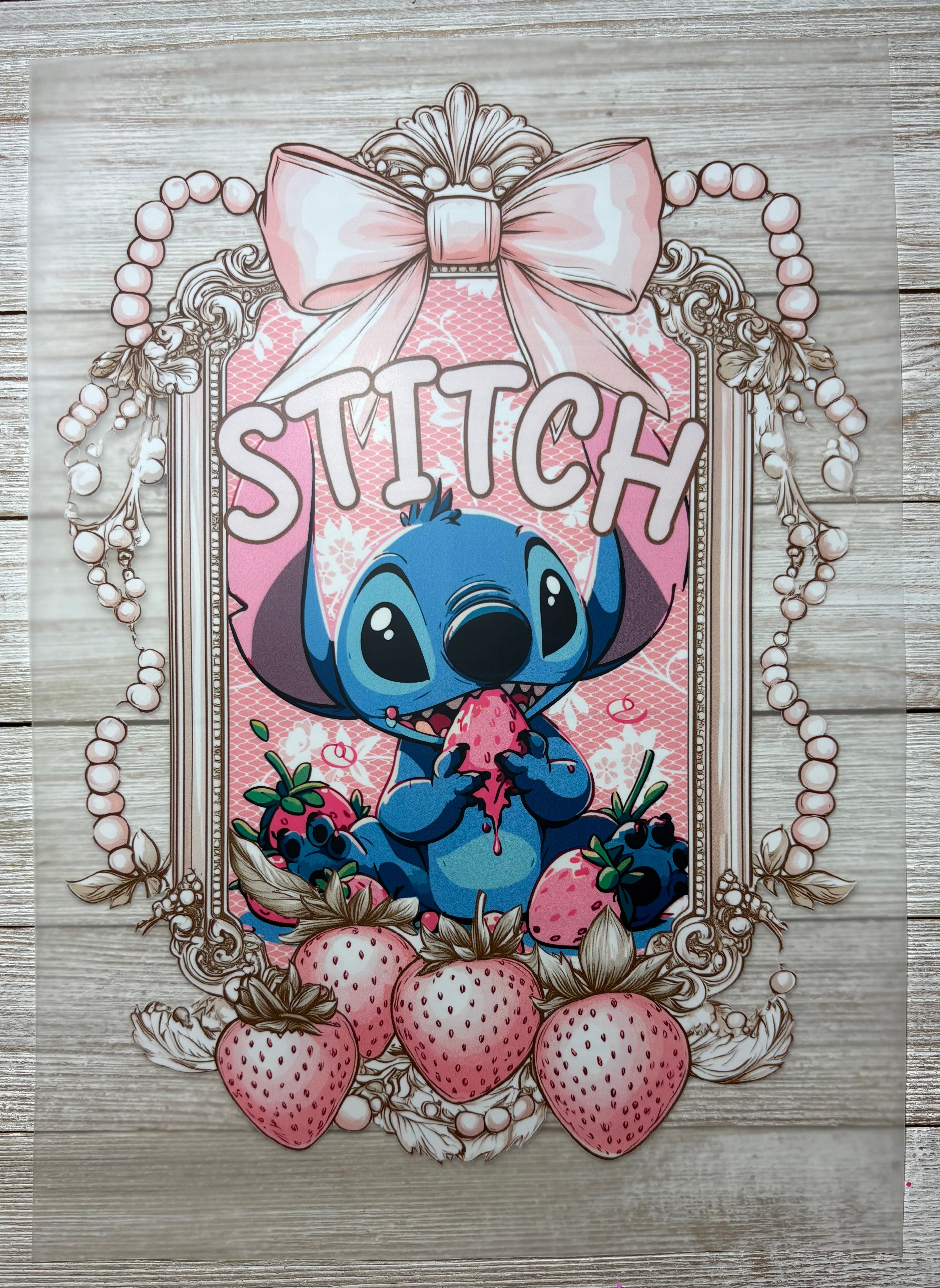 Stitch Easter DTF Print
