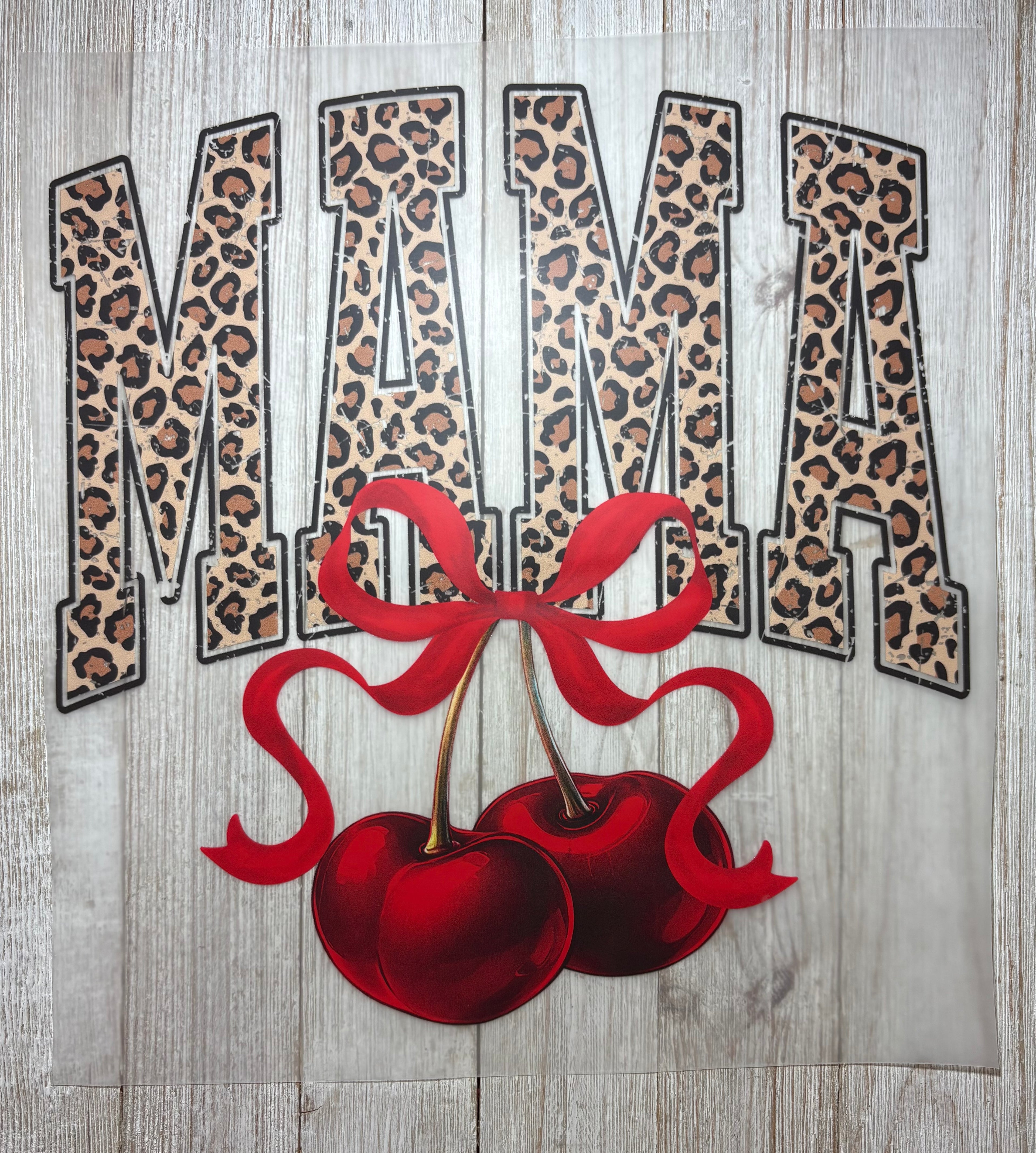 Mama with Cherries DTF Print