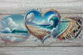 Hearts Ocean Scene UVDTF Wrap
