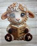 Faux Yarn Lamb DTF Print