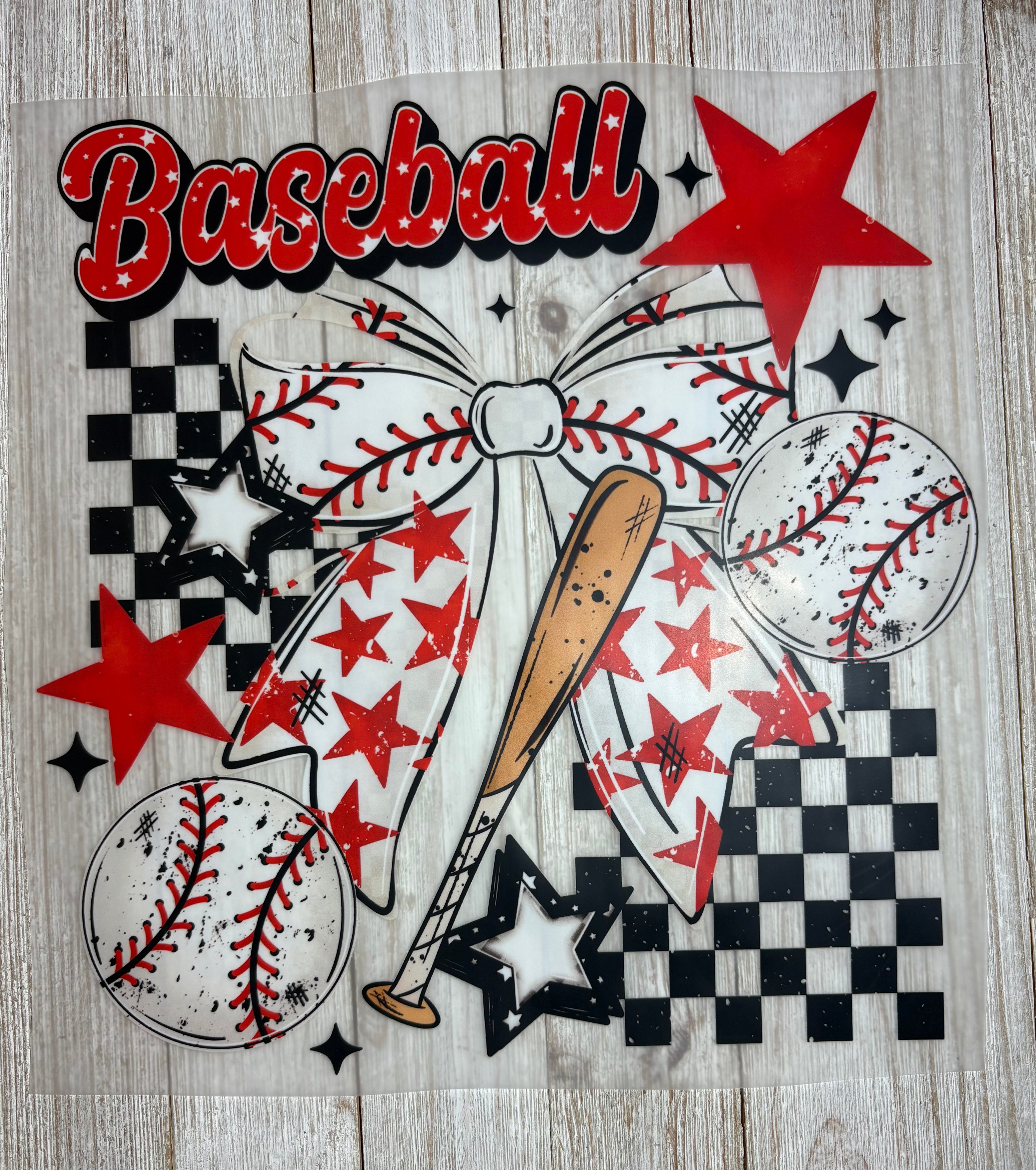 Baseball Life DTF Print