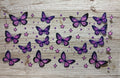 Purple Butterflies UVDTF Wrap