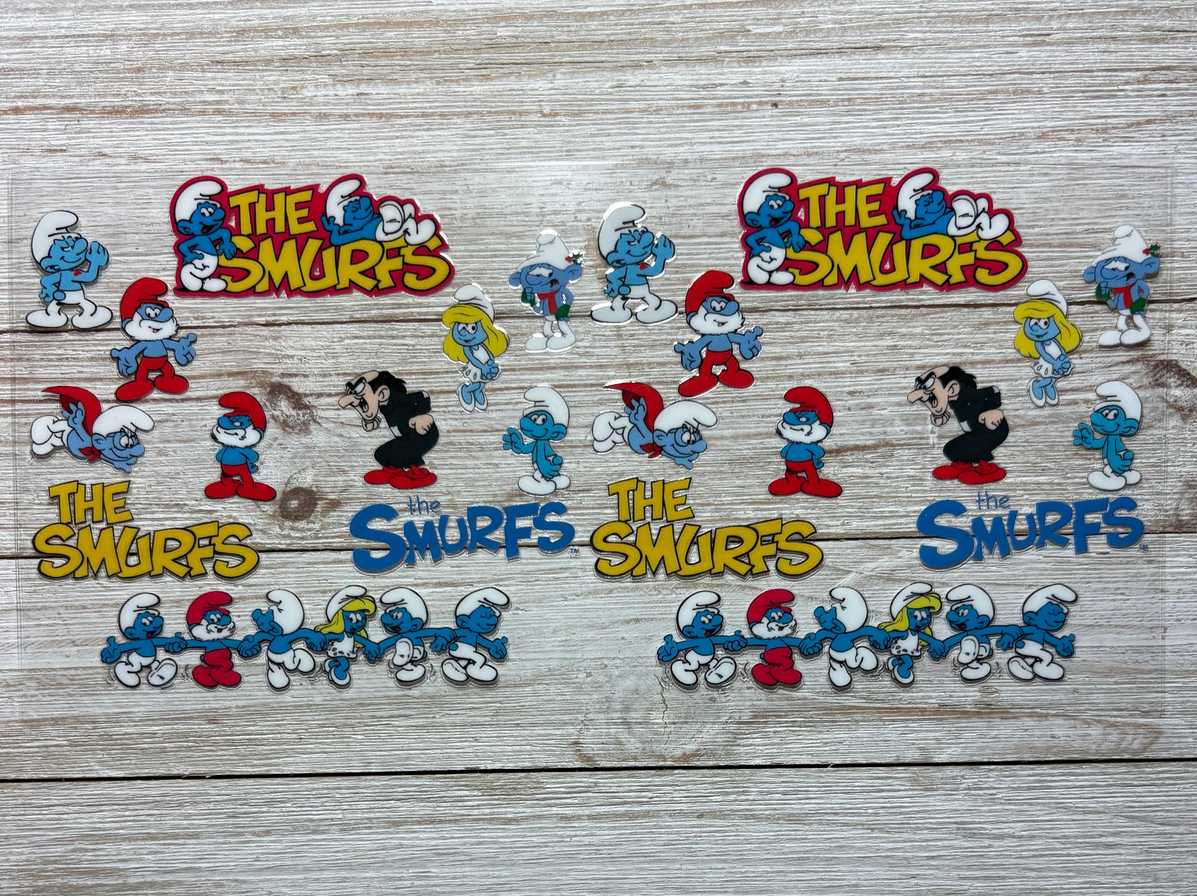 The Smurfs UVDTF Wraps