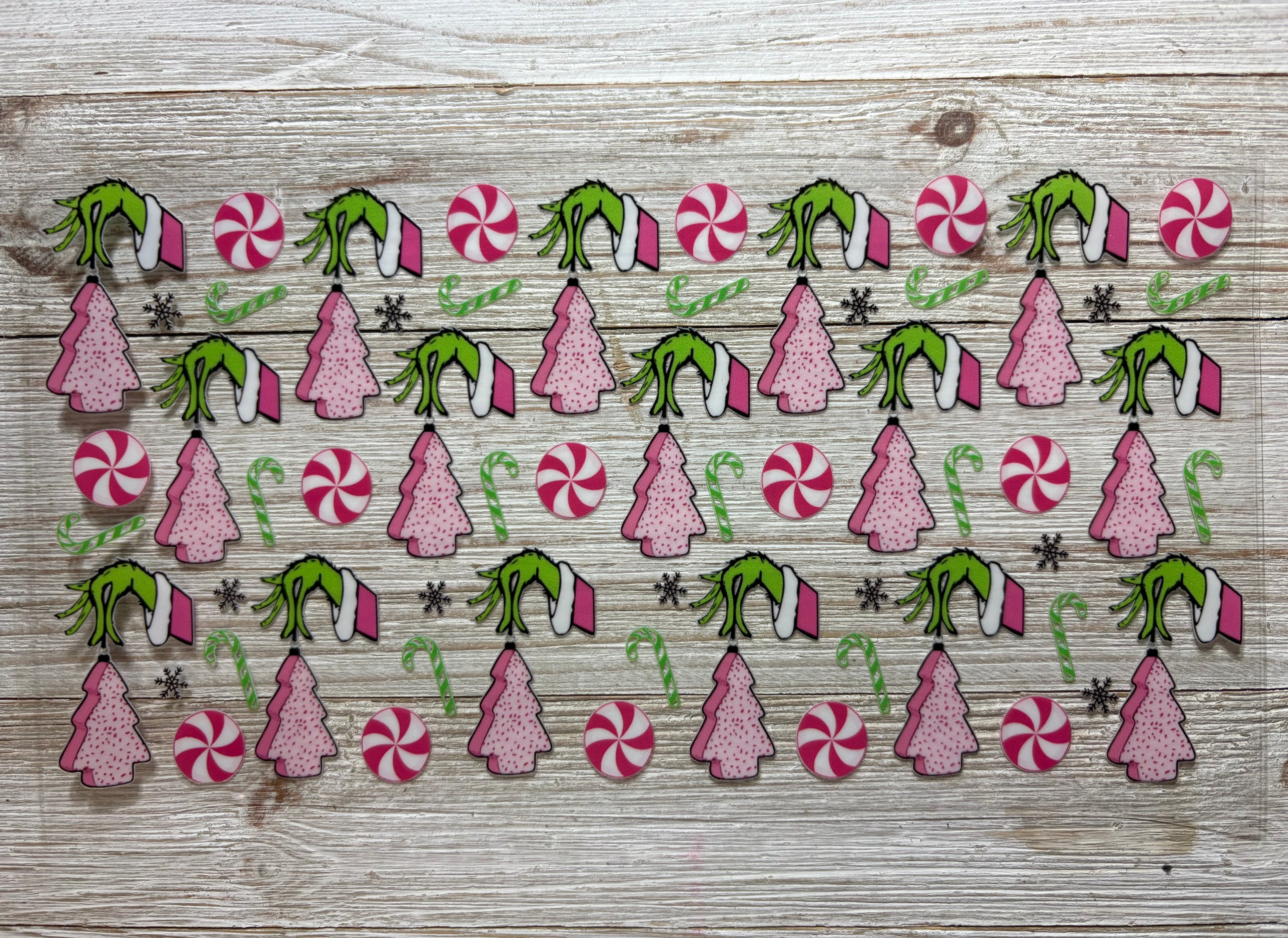 Green Guy/Debbie Pink Cake UVDTF Wrap