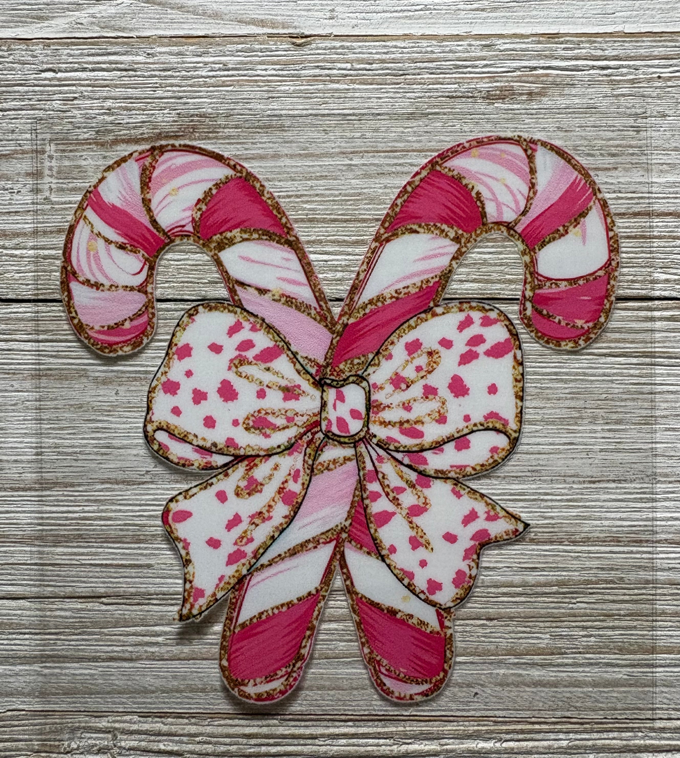 Double Candy Cane 4” UVDTF Print