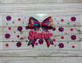 Colorful Sister Bow UVDTF Wrap