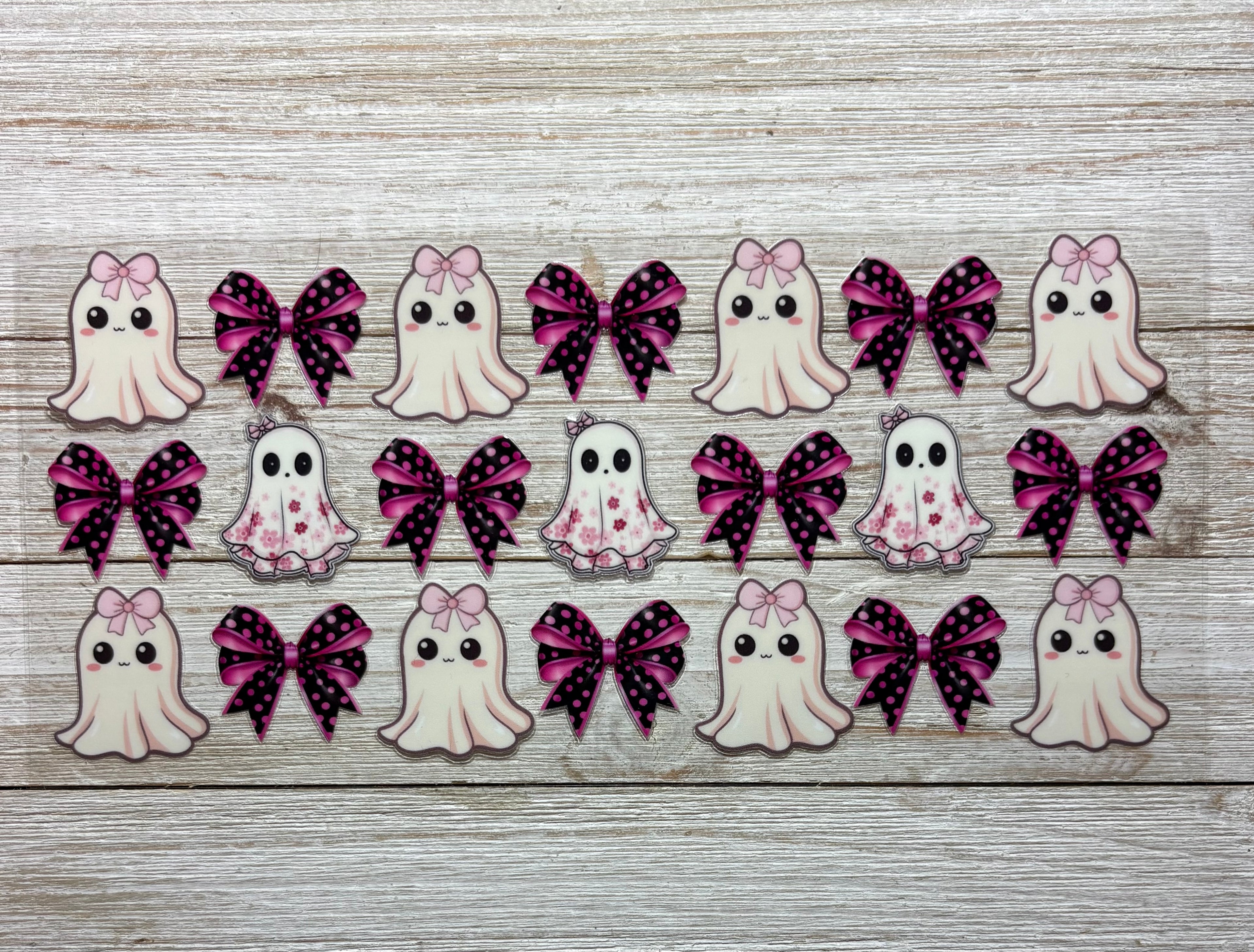 Ghosts and Pink Bows UVDTF Wrap
