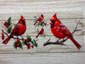 Red Cardinal Family UVDTF Wrap