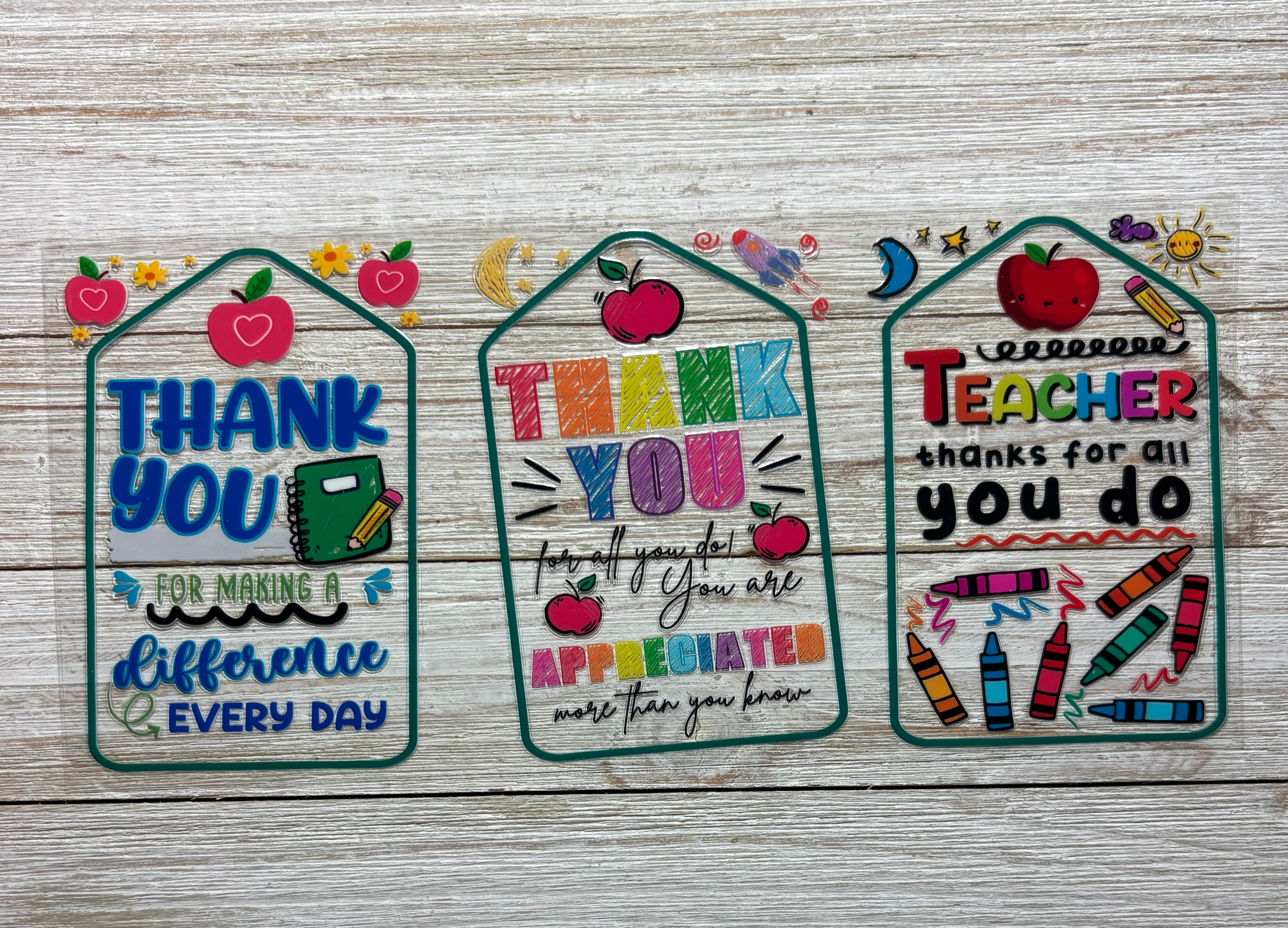 Thank You Teacher UVDTF Wrap