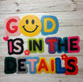 God is in the Details DTF Print