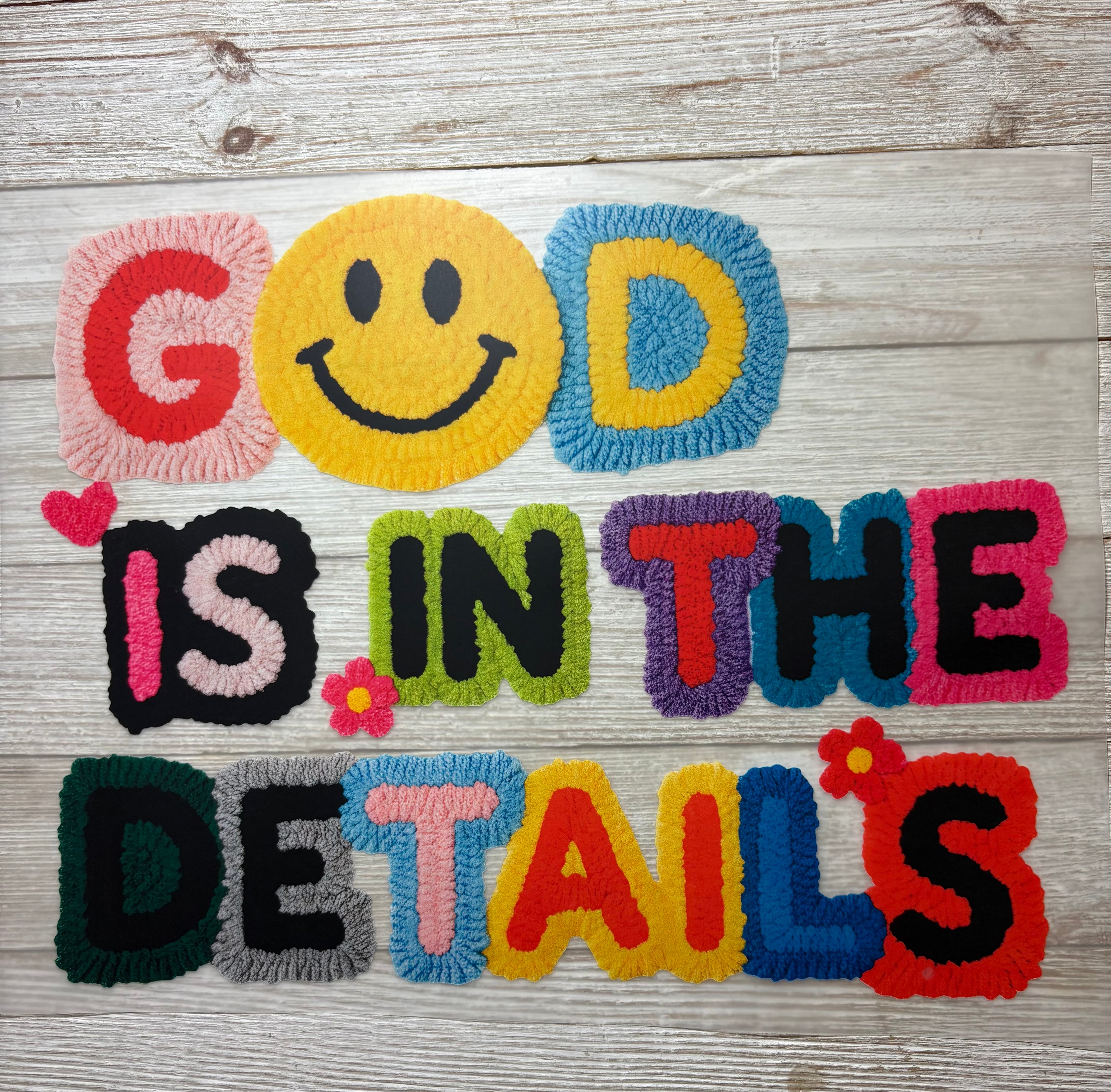 God is in the Details DTF Print