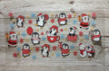 Christmas Santa/Penguins UVDTF Wrap