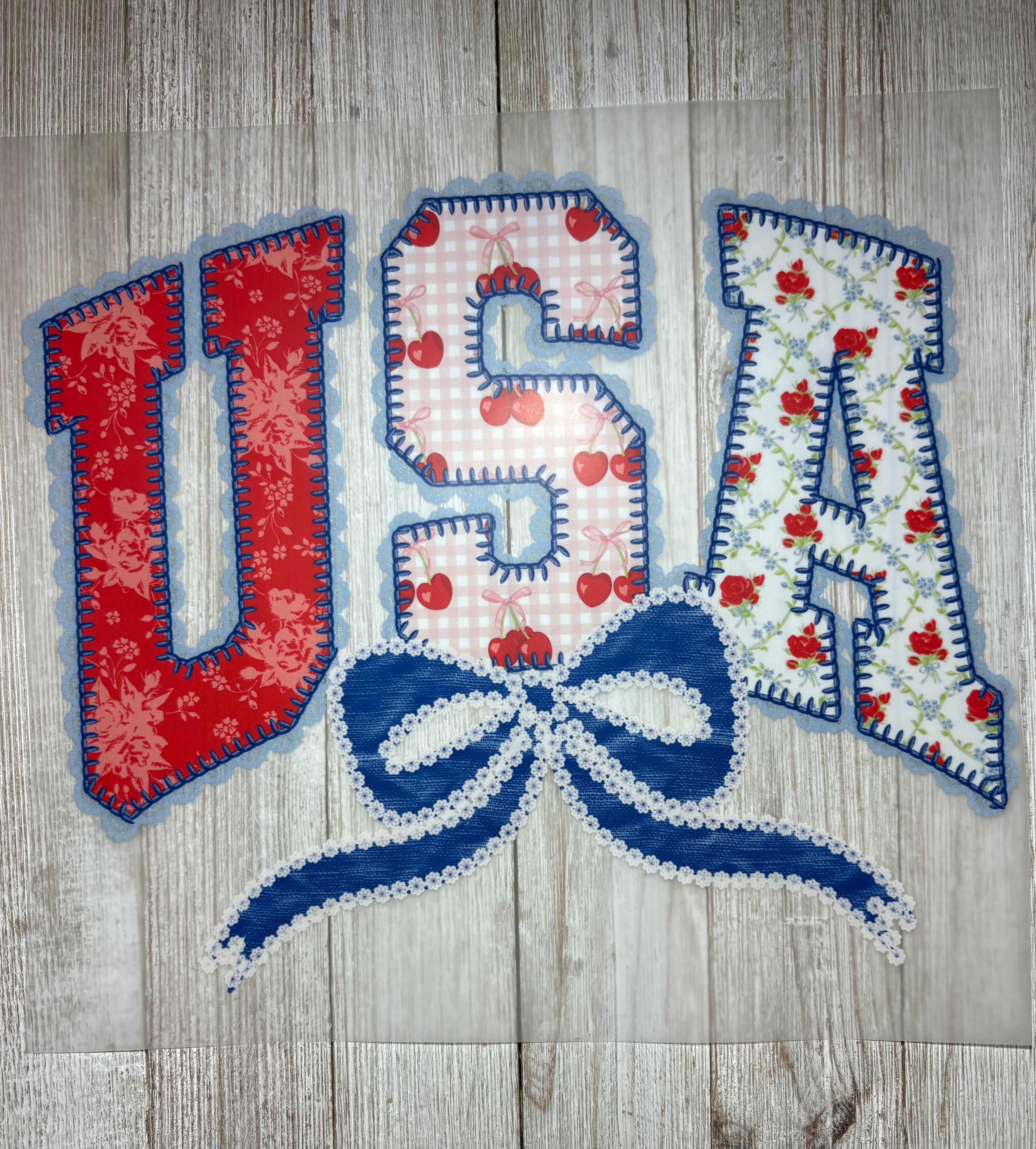 Patriotic USA 4th of July DTF Print