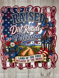 Dirt Roads & Freedom 4th of July DTF Print